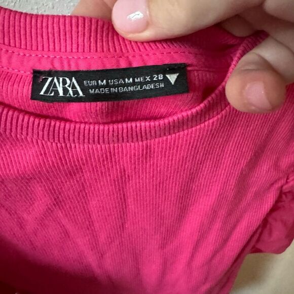 WOMENS ZARA TOP SIZE MEDIUM - Picture 2 of 3